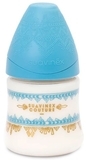 Пляшка для годування Suavinex Couture, 150 мл, блакитний (304127) - Pampik