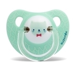 Пустушка силіконова Suavinex Морські історії Зелений котик, 0-6 місяців, м'ятний (303850) - Pampik