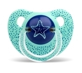 Пустушка силіконова Suavinex Морські історії Морська зірка, 6-18 місяців, блакитний (303863) - Pampik