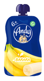 Фруктове пюре Andy Pouch Банан, 90 г - Pampik