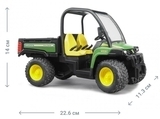 Мини-вездеход Bruder John Deere Gator XUV 855D (02491) - Pampik - 2