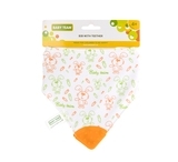 Слинявчик-трикутник Baby Team з прорізувачем (6508) - Pampik