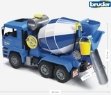 Бетоновоз Bruder Man Tga, синій, 48 см (02744) - Pampik - 4
