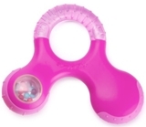 Прорізувач Suavinex з брязкальцем, рожевий (400269/4) - Pampik