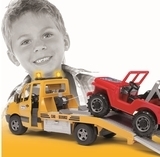 Эвакуатор Bruder MB Sprinter, с джипом (02535) - Pampik - 5