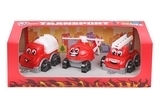 Ігровий набір ТехноК Міні Пожежний транспорт, 3 машинки (6153) - Pampik