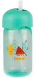 Пляшка для води та напоїв Suavinex Історії маленьких монстрів, з трубочкою, зелений (400793) - Pampik
