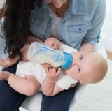 Антиколікова пляшечка Dr. Brown's Options +, з широкою шийкою, 270 мл, блакитний (WB91602-ESX) - Pampik - 3