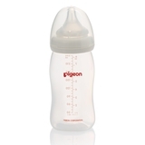 Бутылочка Pigeon Перистальтик Плюс с широким горлышком, 240 мл (78540) - Pampik - 4