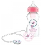 Набір для годування Dr. Brown`s Option +, рожевий (WB91611-INTLX) - Pampik