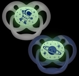 Пустушка Dr. Brown's Advantage, з підсвічуванням, 6-12 міс., блакитний, 2 шт. (PA22004-INTLX) - Pampik - 2