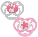 Пустушка Dr. Brown's Advantage, з підсвічуванням, 6-12 міс., рожевий, 2 шт. (PA22003-INTLX) - Pampik