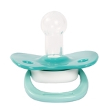 Пустушка силіконова Курносики Мишка, кругла, 6-12+ міс., бірюзовий (7215/6-12+ зел) - Pampik - 2
