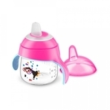 Чашка-непроливайка Philips Avent, з носиком, рожевий, 200 мл (SCF746/03) - Pampik