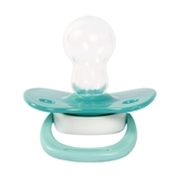 Пустушка силіконова Курносики Мишка, кругла, 18+ міс., бірюзовий (7215/18+ зел) - Pampik - 2