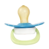 Пустушка латексна Курносики Левеня, кругла, 6-12+ міс., синій (7217/6-12+ син) - Pampik - 2