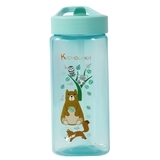 Поїльник Курносики, зі складним носиком і силіконової соломинкою, 420 мл, бірюзовий (7223 зел) - Pampik