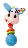 Мягкая погремушка Lindo Коровка (F 1006 кор) - Pampik
