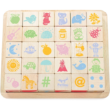 Дерев'яні кубики Le Toy Van Абетка - Pampik - 5