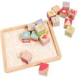 Дерев'яні кубики Le Toy Van Абетка - Pampik - 6