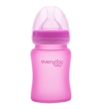 Термочувствительная бутылочка для кормления Everyday Baby, 150 мл, розовый (10202) - Pampik