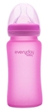 Термочувствительная бутылочка для кормления Everyday Baby, 240 мл, розовый (10222) - Pampik