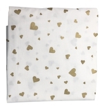 Простирадло на резинці Маленька Соня Shine Золото, поплін, 120х60 см, молочний (1747364) - Pampik