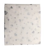 Простирадло на резинці Маленька Соня Shine Срібло, поплін, 120х60 см, молочний (1747368) - Pampik