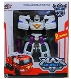 Робот-трансформер Maya Toys Пожарная машина, белый (L015-33) - Pampik