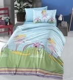 Комплект постільної білизни LightHouse Fairy, ранфорс, 220х160 см, блакитний (50460_1,5) - Pampik