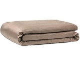 Простирадло на резинці LightHouse, сатин, 200х160 см, бежевий (50644) - Pampik