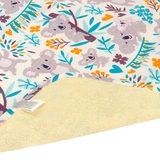 Багаторазова непромокаюча пелюшка ЕКО ПУПС Eco Cotton Коали, двостороння, бавовна, 70х50 см, жовтий з сірим (EPG10N-50701) - Pampik