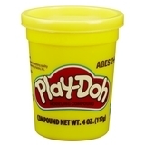 Баночка пластилина Hasbro Play-Doh, желтый (B7412) - Pampik