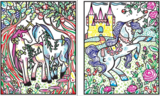 Раскраска Usborne Unicorns Magic Painting Book - Pampik - 4