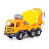Іграшка Polesie Престиж Бетоновоз, в лотку, жовтий (76526) - Pampik