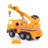 Іграшка Polesie Престиж Автокран №2, в лотку, помаранчевий (76533) - Pampik - 3