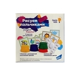 Набір для дитячої творчості Genio Kids Малюємо пальчиками, з картками (TA1404) - Pampik