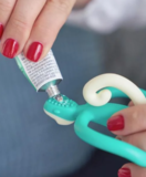 Прорізувач для зубів Matchstick Monkey Танцююча мавпочка, зелений (MM-DMT-008) - Pampik - 7