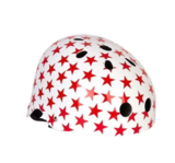 Велосипедний шолом Trybike Coconut, 44-51 см, білий з червоним (COCO 4XS) - Pampik - 3