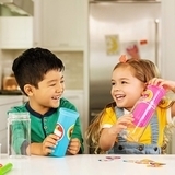 Чашка-непроливайка Munchkin Miracle 360 Insulated Sticker, голубой, 266 мл (17407.01) - Pampik - 8