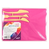 Набір для ліплення Kite, дошка і 3 стека, рожевий (K17-1140-10) - Pampik