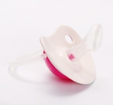 Пустушка силіконова Lindo, анатомічна, 0-6 міс., рожевий (Li402/0-6рож) - Pampik - 2