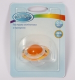 Пустушка силіконова Lindo, анатомічна, 0-6 міс., жовтий (Li402/0-6жов) - Pampik - 3