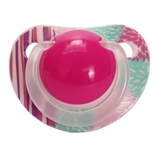 Пустушка силіконова Lindo, анатомічна, 0-6 міс., рожевий (Li402/0-6рож) - Pampik