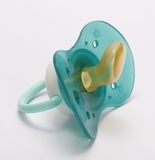 Пустушка латексна Lindo Сова, анатомічна, 0-6 міс., бірюзовий (Pk012/0-6зел) - Pampik - 2