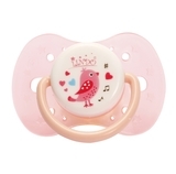 Пустушка латексна Lindo, анатомічна, 12+ міс., рожевий (Pk012/12+троянд) - Pampik