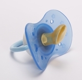 Пустушка латексна Lindo, анатомічна, 0-6 міс., блакитний (Pk012/0-6блак) - Pampik - 2