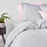 Наволочка Cosas, ранфорс, 70х70 см, сірий - Pampik - 3