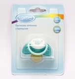 Пустушка латексна Lindo, анатомічна, 12+ міс., бірюзовий (Pk012/12+зел) - Pampik - 3