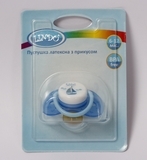 Пустушка латексна Lindo, анатомічна, 6-12 міс., блакитний (Pk012/6-12 г) - Pampik - 3